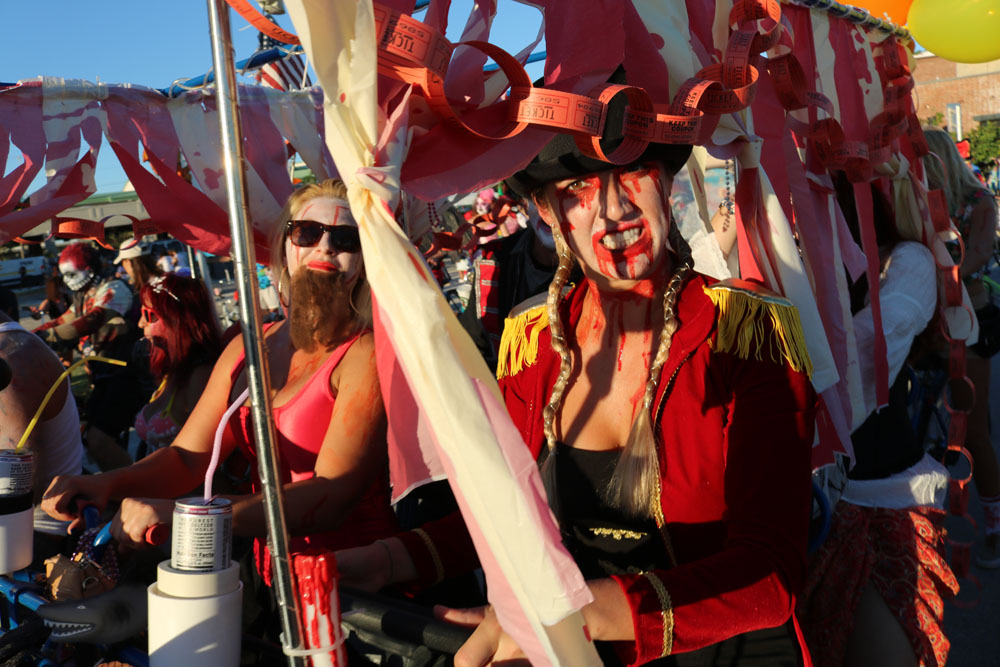 Zombie Bike Ride 2018 photo - Duval Street, Key West